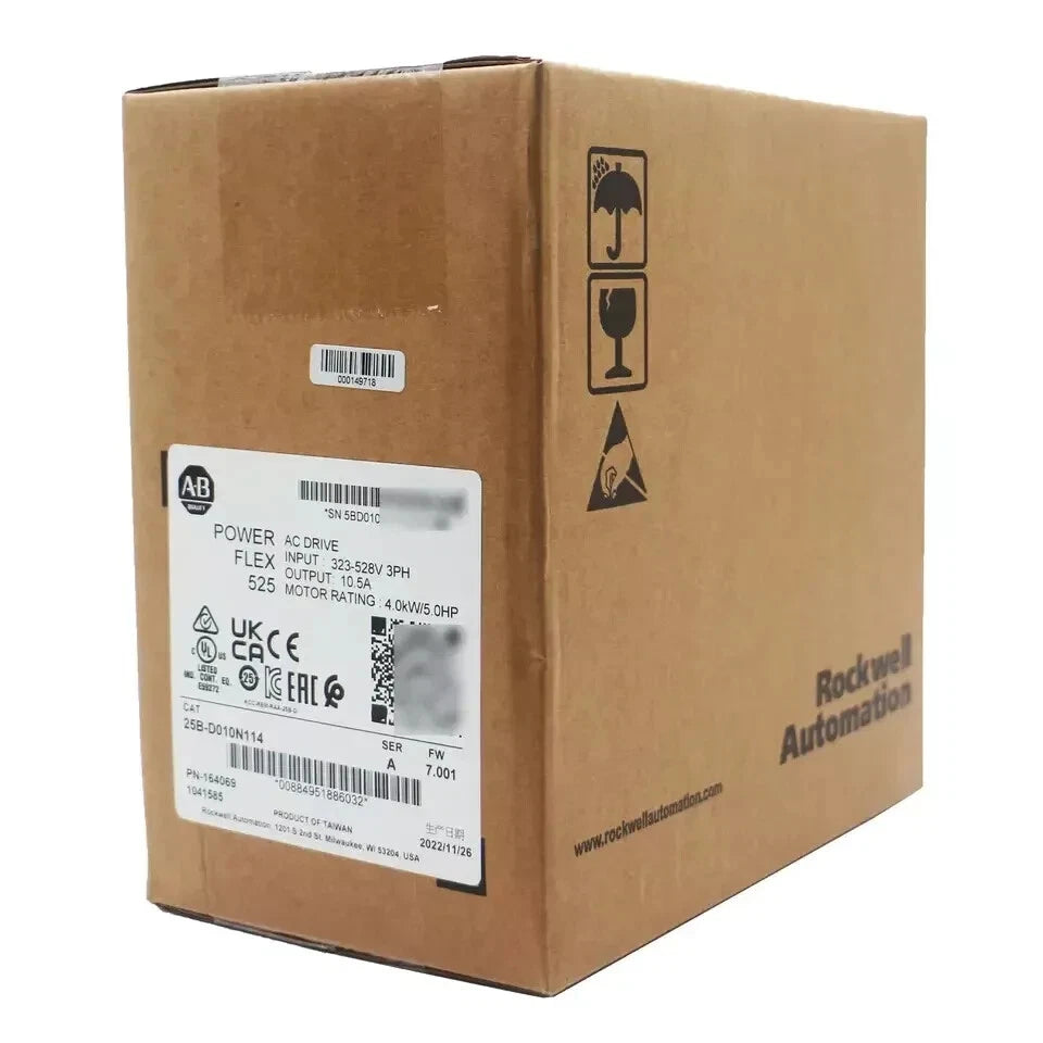 New Allen-Bradley 25B-D010N114 PowerFlex 525 4kW 5Hp AC Variable Frequency Drive