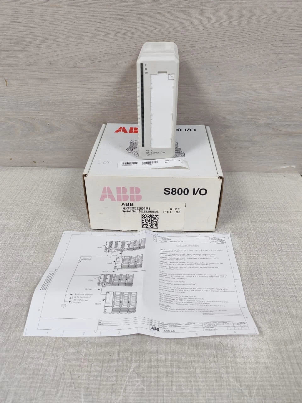 New In Box ABB AI815 3BSE052604R1 S800 I/O Communication Module Free fast ship