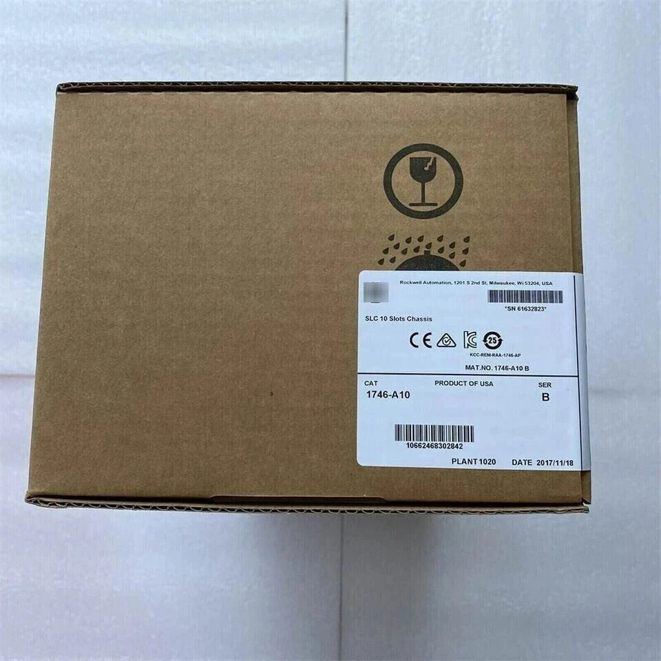 NEW AB Factory Sealed 1746-A10 SLC-500 PLC Chassis/Rack10 Slots Module 1746A10