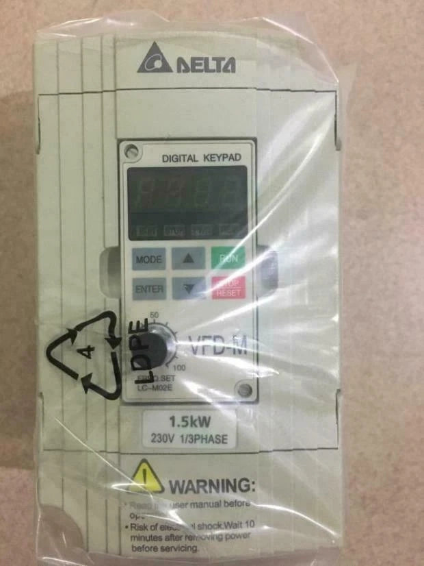 New In Box Delta VFD015M21A Frequency Converter 1.5KW 230V