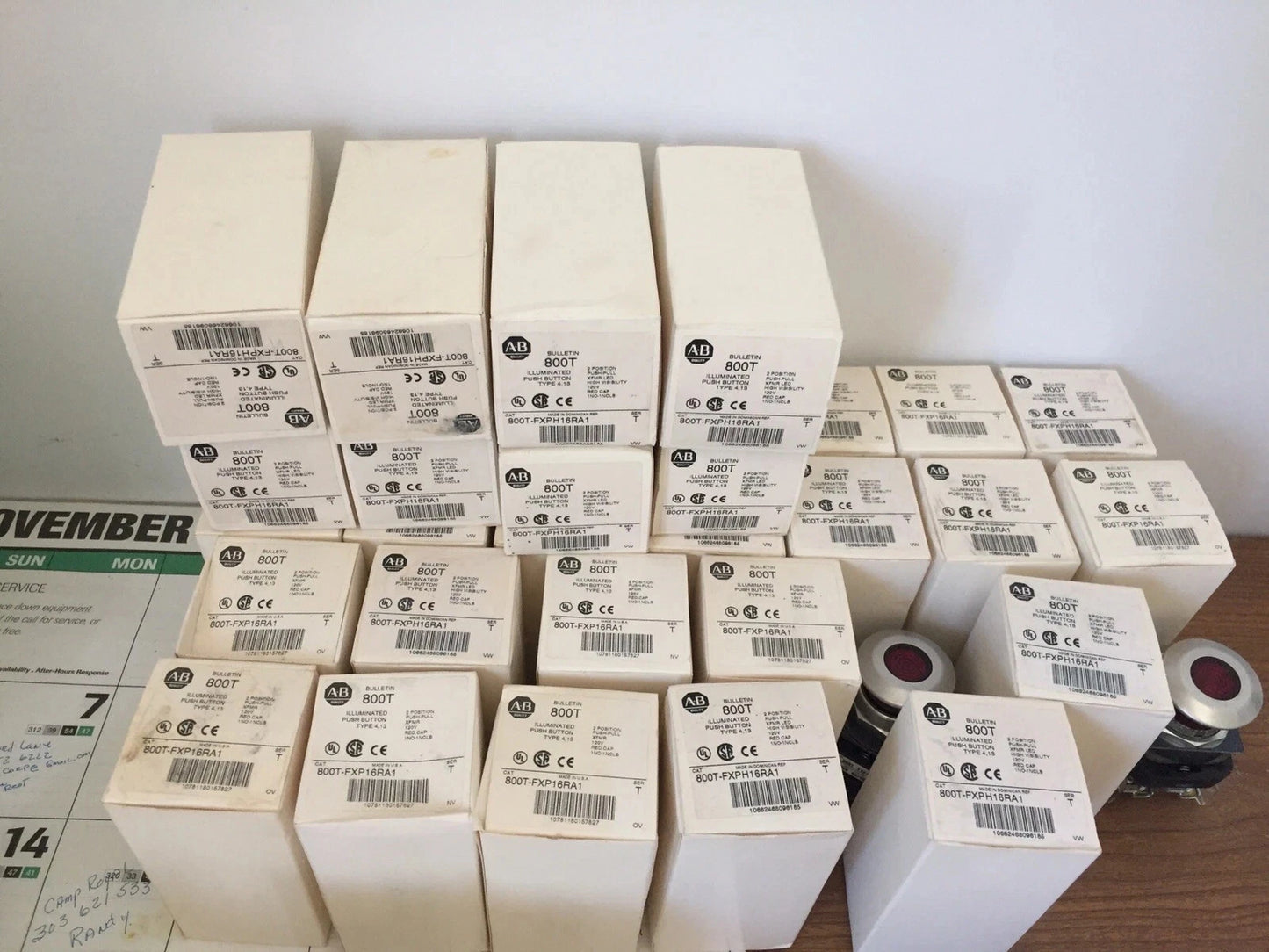 Allen Bradley 800T-FXPH16RA1 Button New in box