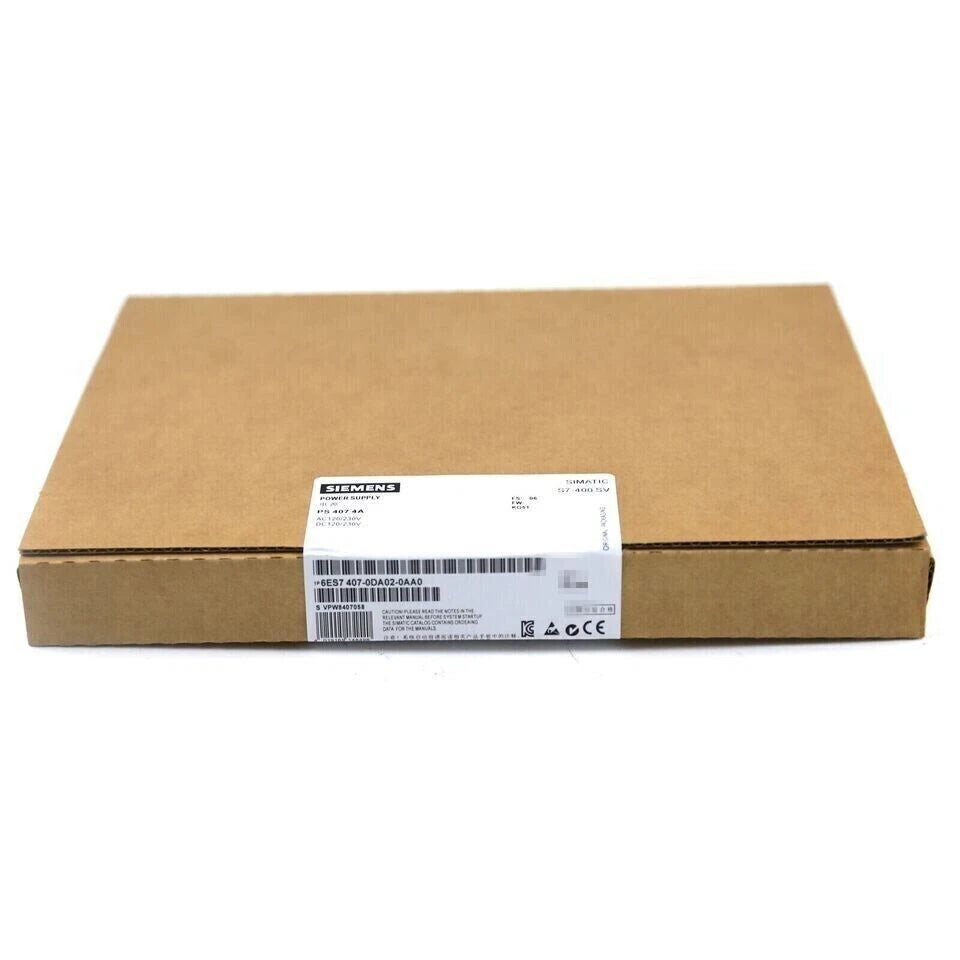 6ES7407-0DA02-0AA0 Brand New Siemens Power Module (4A) 6ES7 407-0DA02-0AA0 1PC