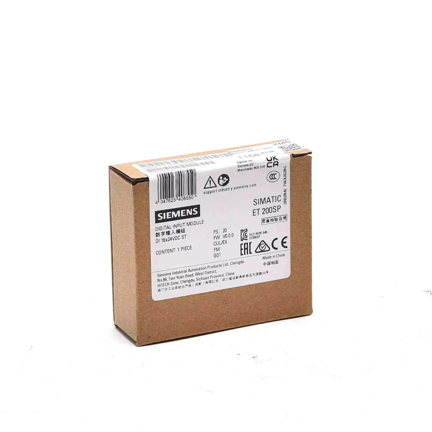 Siemens Simatic DI 16x24VDC 6ES7131-6BH01-0BA0 6ES7 131-6BH01-0BA0