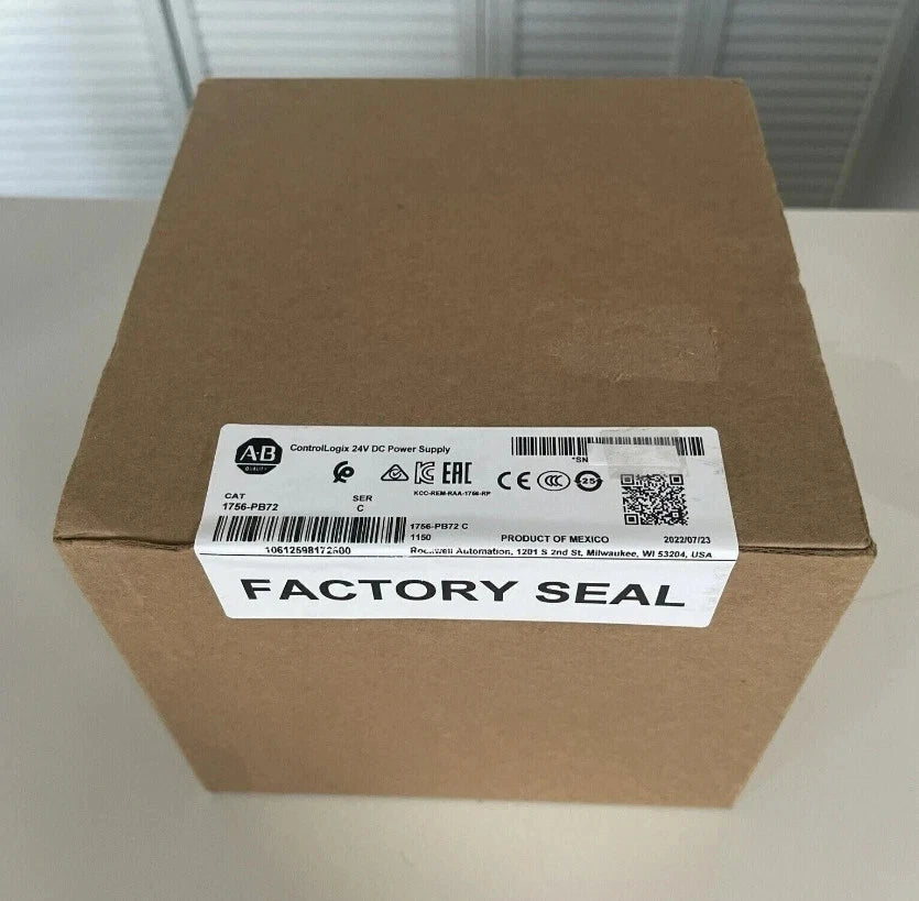 AB 1756-PB72 New Factory Sealed SER C ControlLogix 24V DC Power Supply