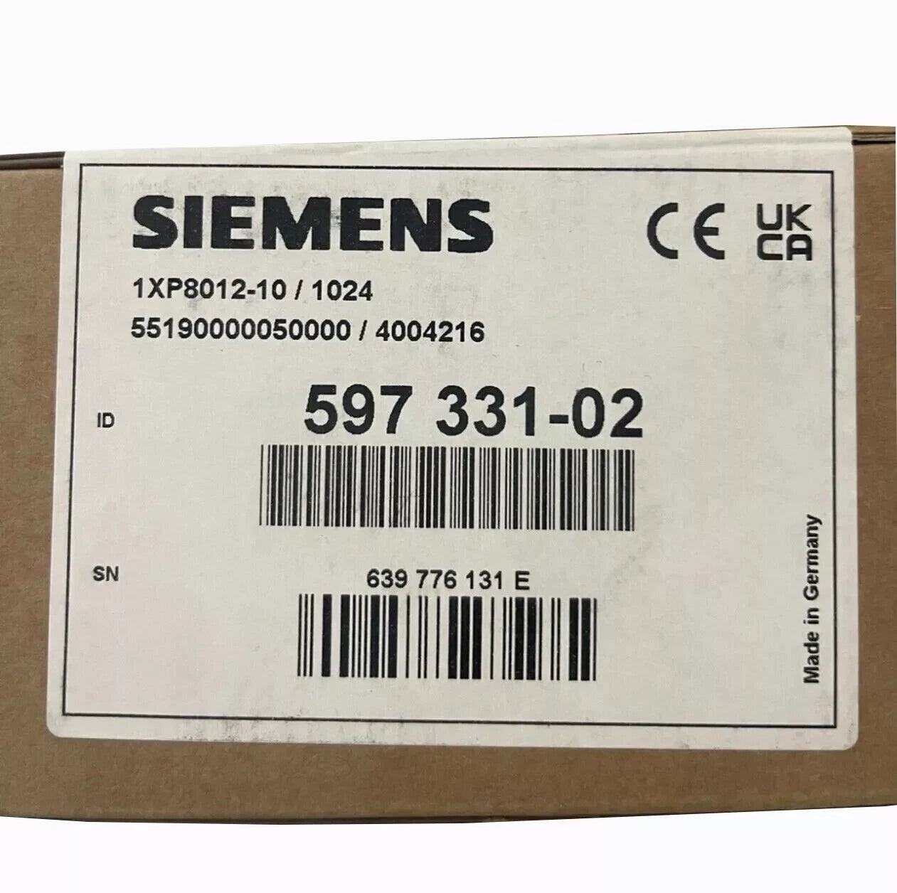 1XP8012-10/1024 NEW SIEMENS 1XP8012-10/ 1024 597331-02 Encoders