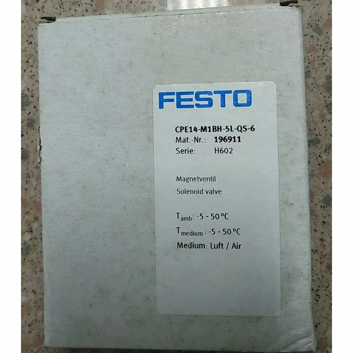 1pcs new Festo CPE14-M1BH-5L-QS-6 Solenoid Valve Fast Shipping