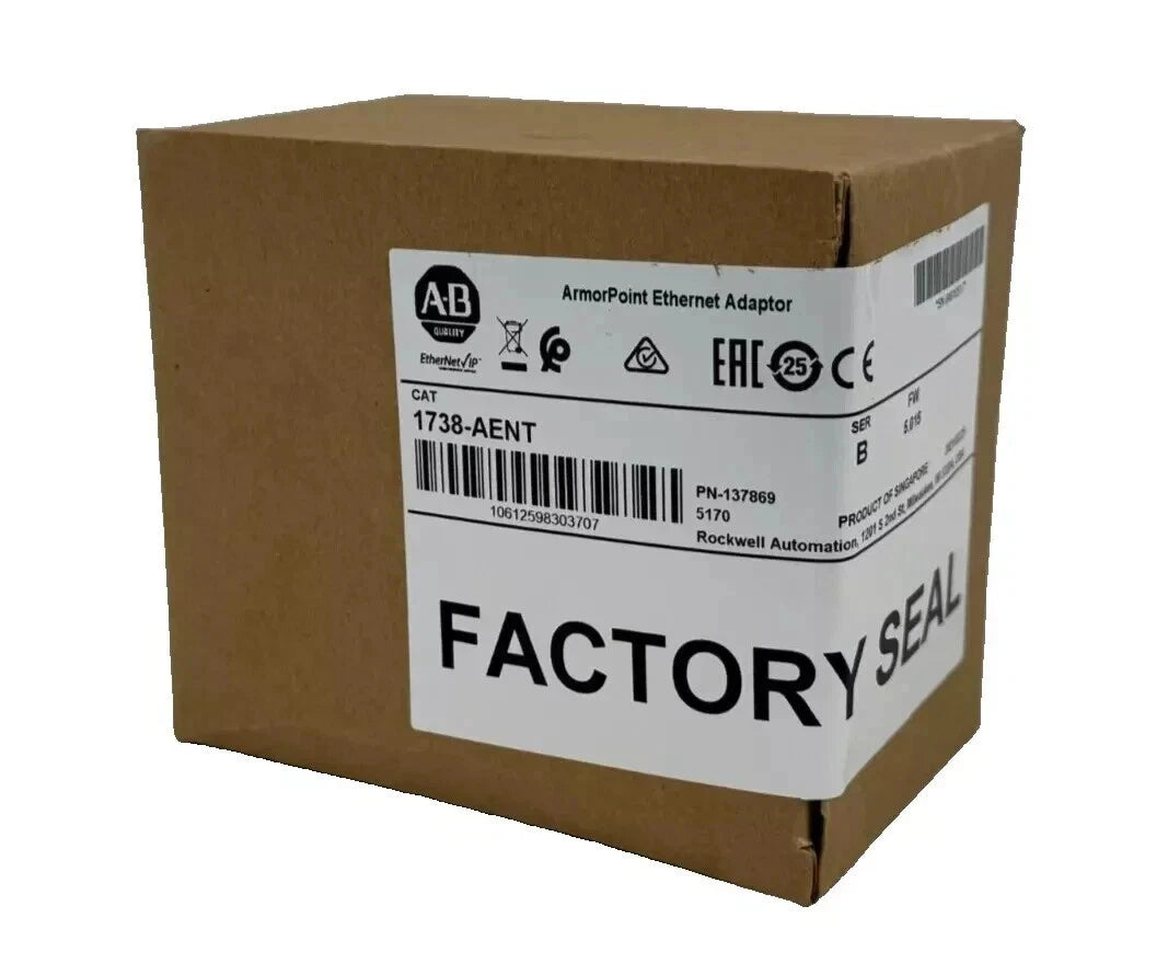 Allen-Bradley 1738-AENT ArmorPoint EtherNet/IP Adapter Module 24V DC