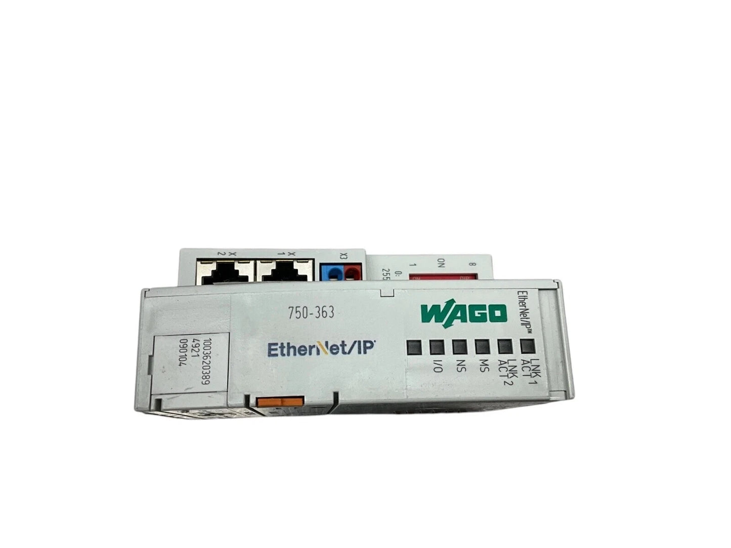 Wago 750-363 FC Ethernet/IP G4 2ETH PLC Module