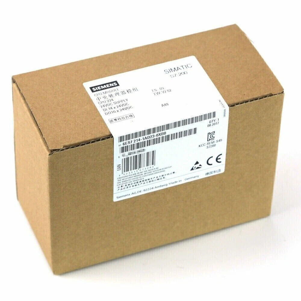 6ES7 214-1AD23-0XB0 1PC NEW SIEMENS S7-200 CPU224 6ES7214-1AD23-0XB0 1AD23-0XB0