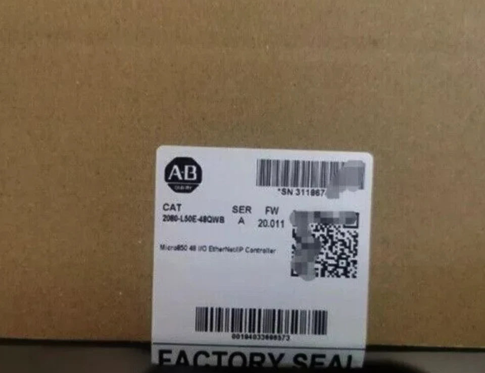 New Sealed 2080-L50E-48QWB Allen Bradley Micro850 48 I/O EtherNet/IP Controller