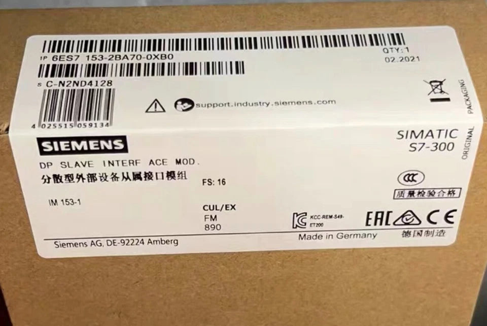 NEW Siemens 6ES7 153-2BA70-0XB0 6ES7153-2BA70-0XB0 In Stock