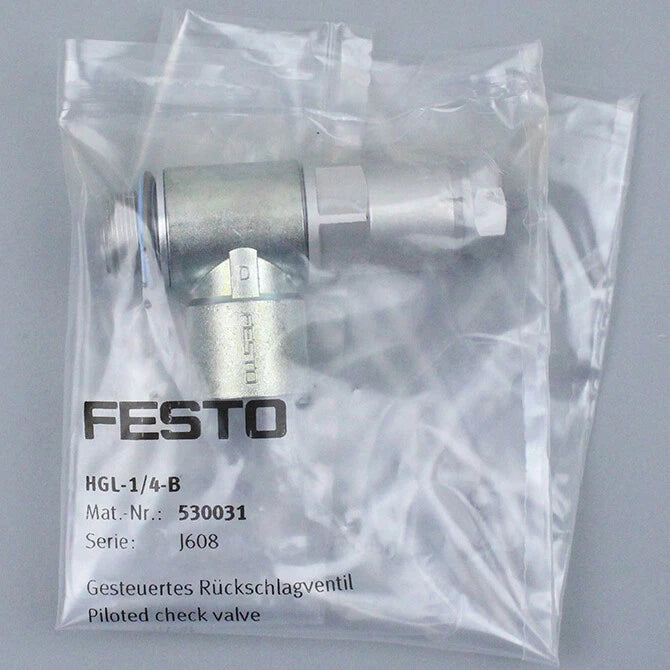 Festo HGL-1/4-B 530031 Check Valve New One Fast Shipping HGL1/4B