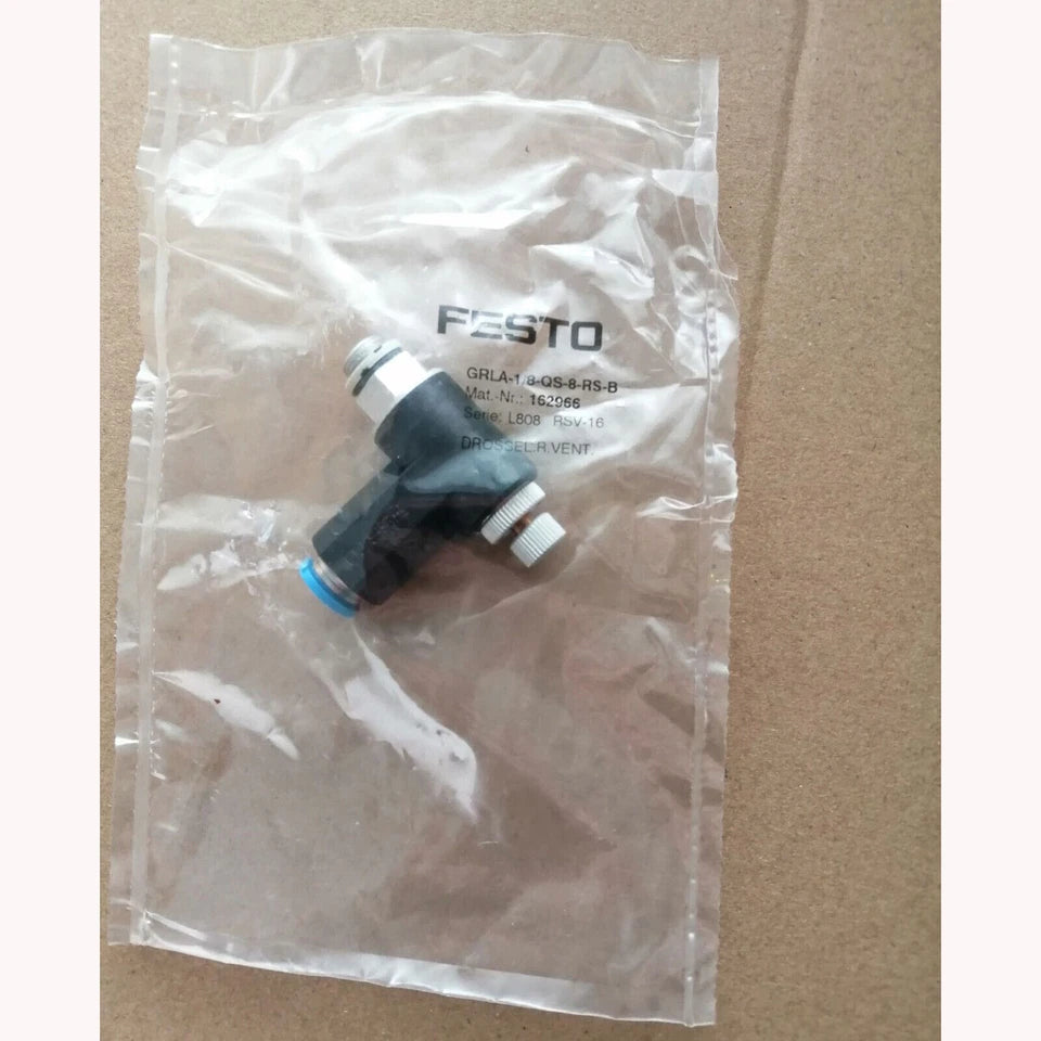 Festo GRLA-1/8-QS-8-RS-B 162966 One-way flow control valve New One