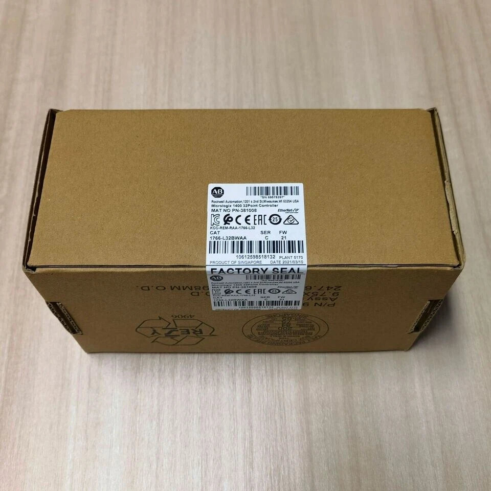 New Allen-Bradley 1766-L32BWAA /C MicroLogix1400 32 Point Controller 1766L32BWAA