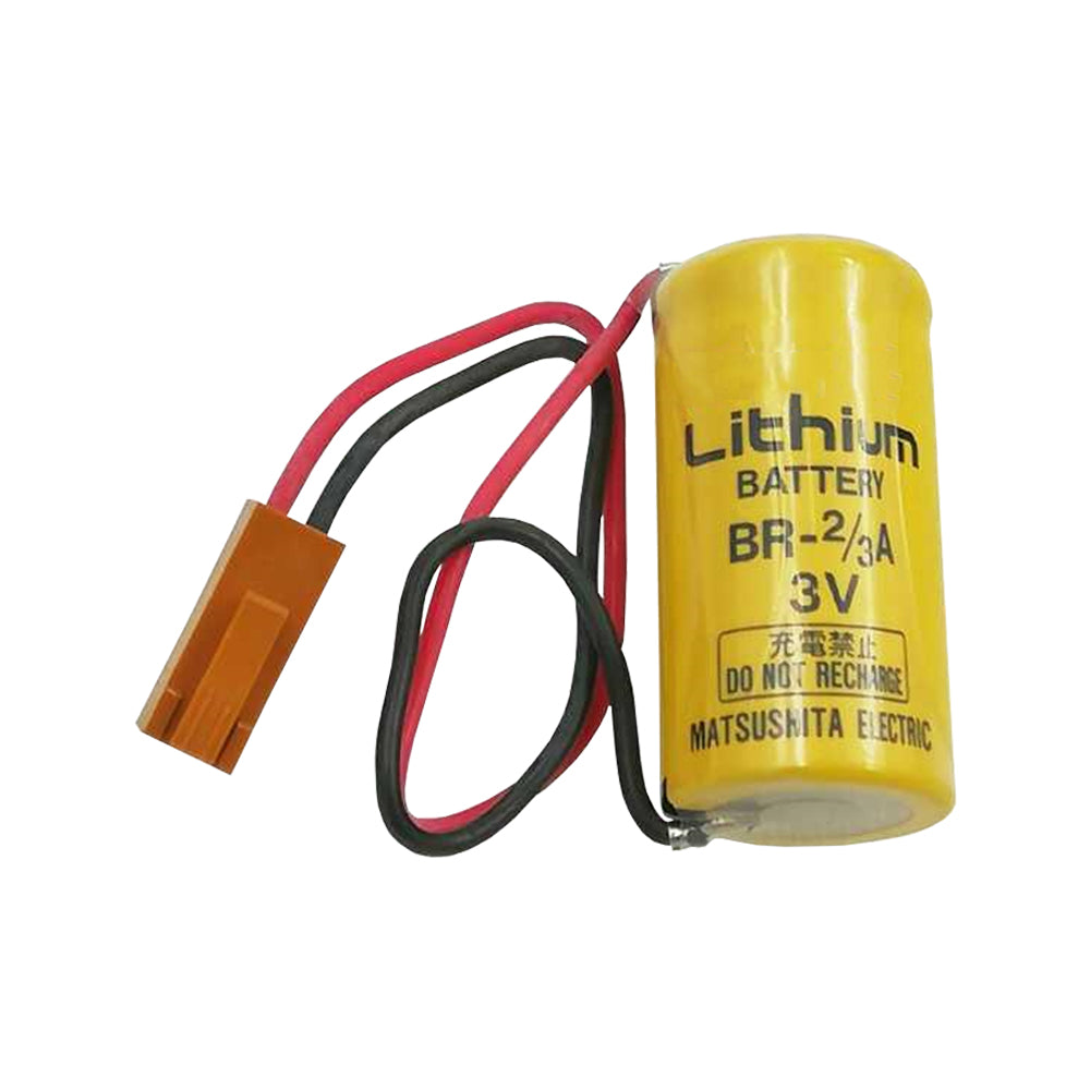 BR-2/3A 3V Non-rechargeable 1600mAh Battery PLC Battery Brown Plug Brand NEW