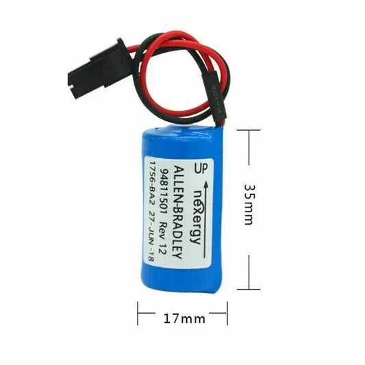1PCS New AB 1756-BA2 3V Battery for Allen Bradley PLC 1756-BA2 Battery Assembly
