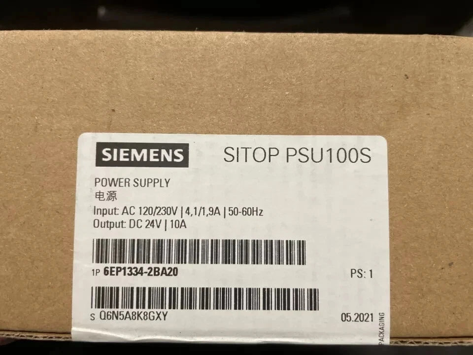 New Siemens 6EP1334-2BA20 Sitop PSU100S Power Supply 6EP13342BA20