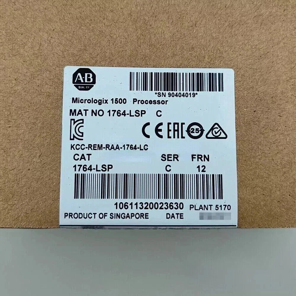 1pc New Allen-Bradley 1764-LSP 1764LSP SER C MicroLogix 1500 Processor Module