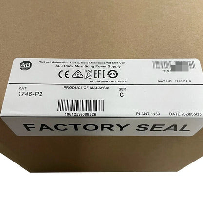 New Factory Sealed AB 1746-P2 SER C Chassis Power Supply PLC 1746-P2