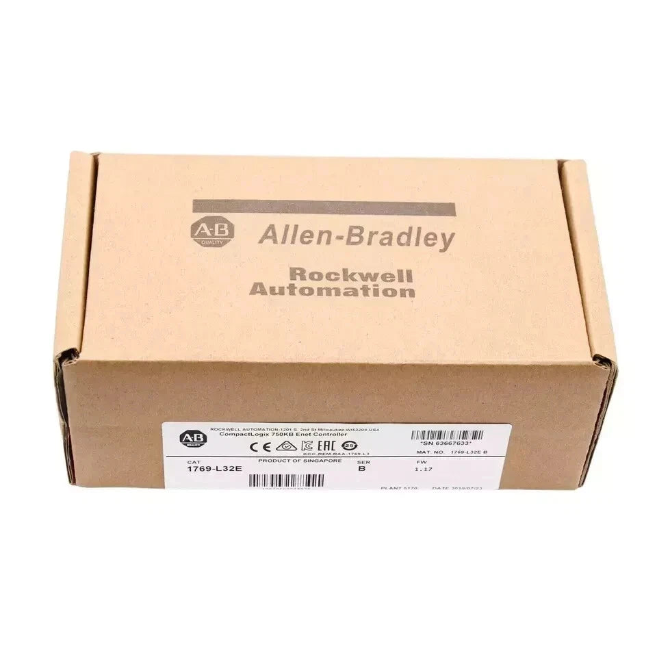 New Allen-Bradley 1769-L32E SER B CompactLogix EtherNet Processor 750KB 1769L32E