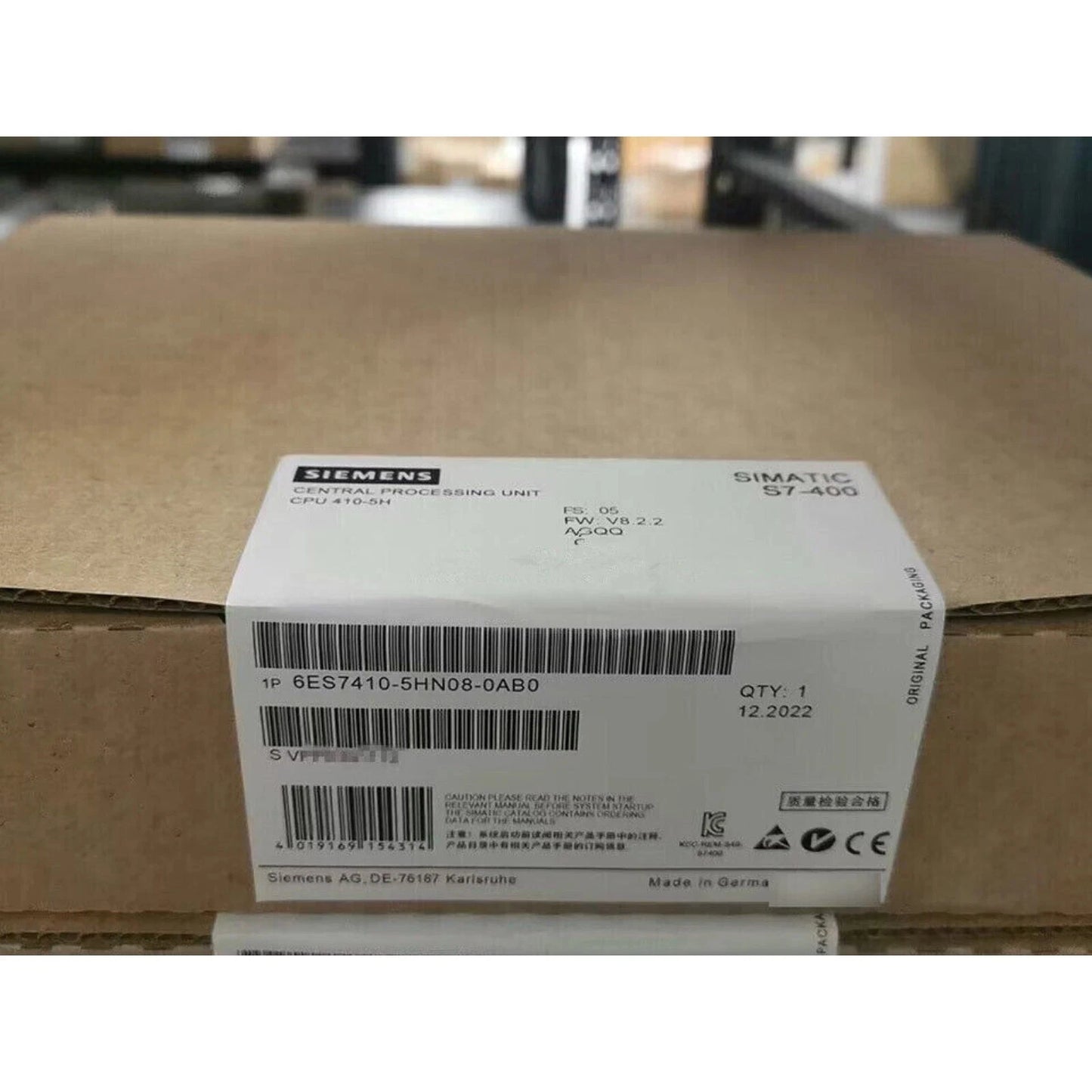 New Siemens 6ES7 410-5HN08-0AB0 6ES7410-5HN08-0AB0 SIMATIC PCS 7 CPU 410 SMART
