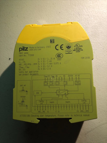 772000 New Sealed PILZ PNOZ MMOP 772000 Safety Relay 772000