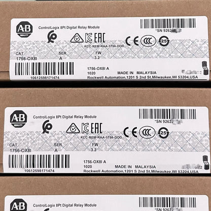 Allen-Bradley 1756-OX8I SERA ControlLogix 8Point Digital Relay Module New Sealed