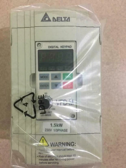 New In Box Delta VFD015M21A Frequency Converter 1.5KW 230V