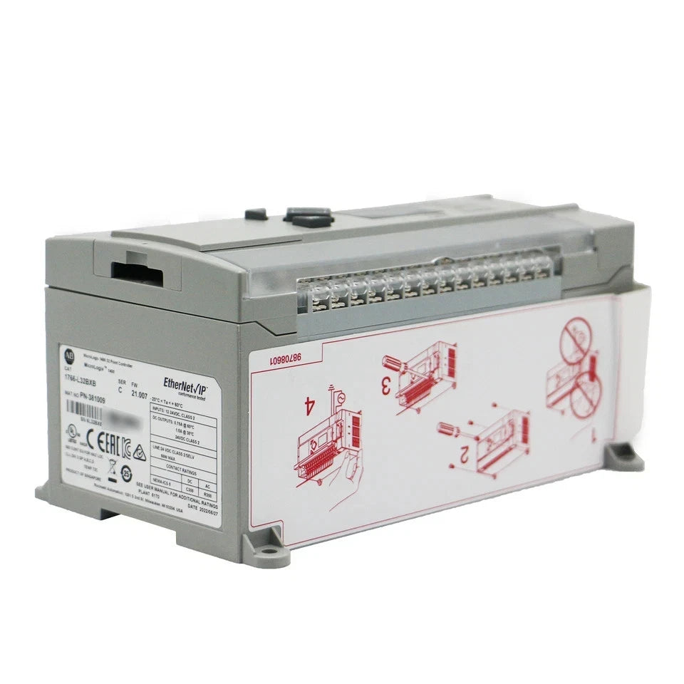 Allen-Bradley 1766-L32BXBA SER C MicroLogix 1400 32 Point Controller 1766L32BXBA