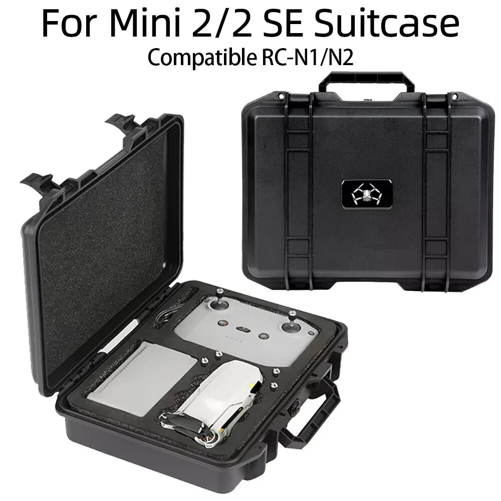 Portable Storage Shoulder Bag Carrying Case for DJI Mini 2/2 SE Drone Hard Shell