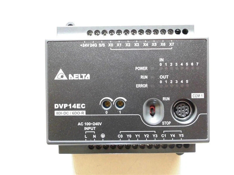 1PC DVP14EC00R3 For Delta EC3 Series Standard PLC DI 8 DO 6 Relay 100-240VAC