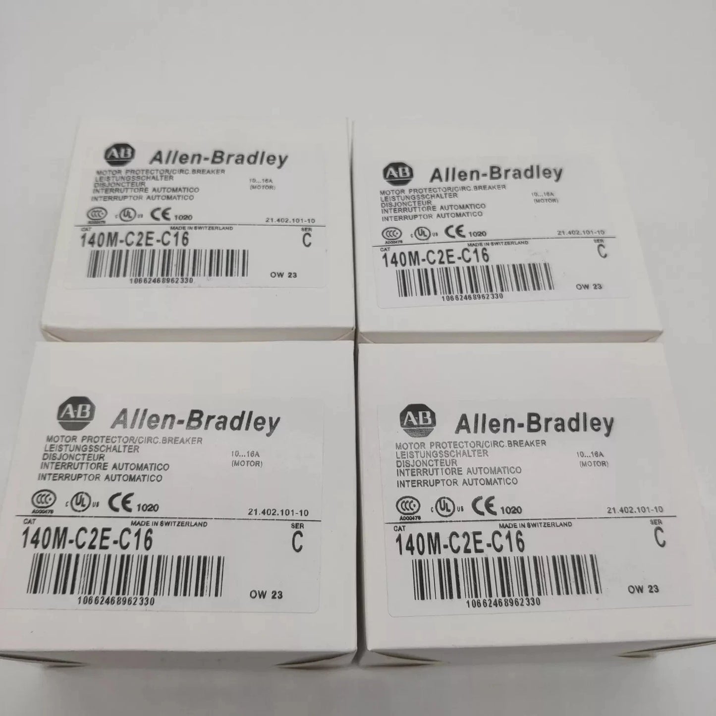 Allen-Bradley 140M-C2E-C16 Standard Magnetic Trip breaker motor protection