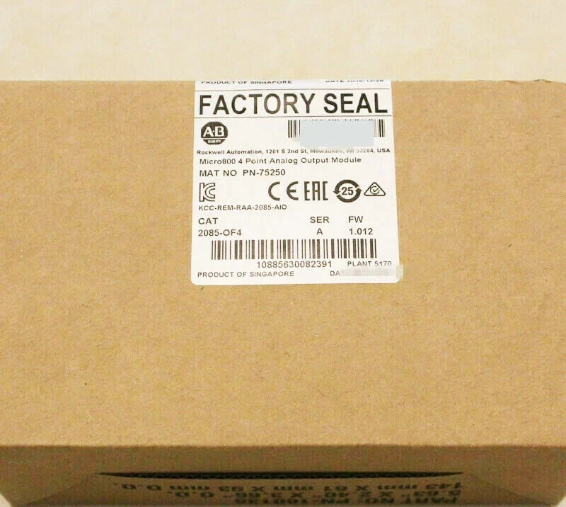 Allen Bradley New Sealed 2085-OF4 Ser A Micro800 4 Analog Output Module