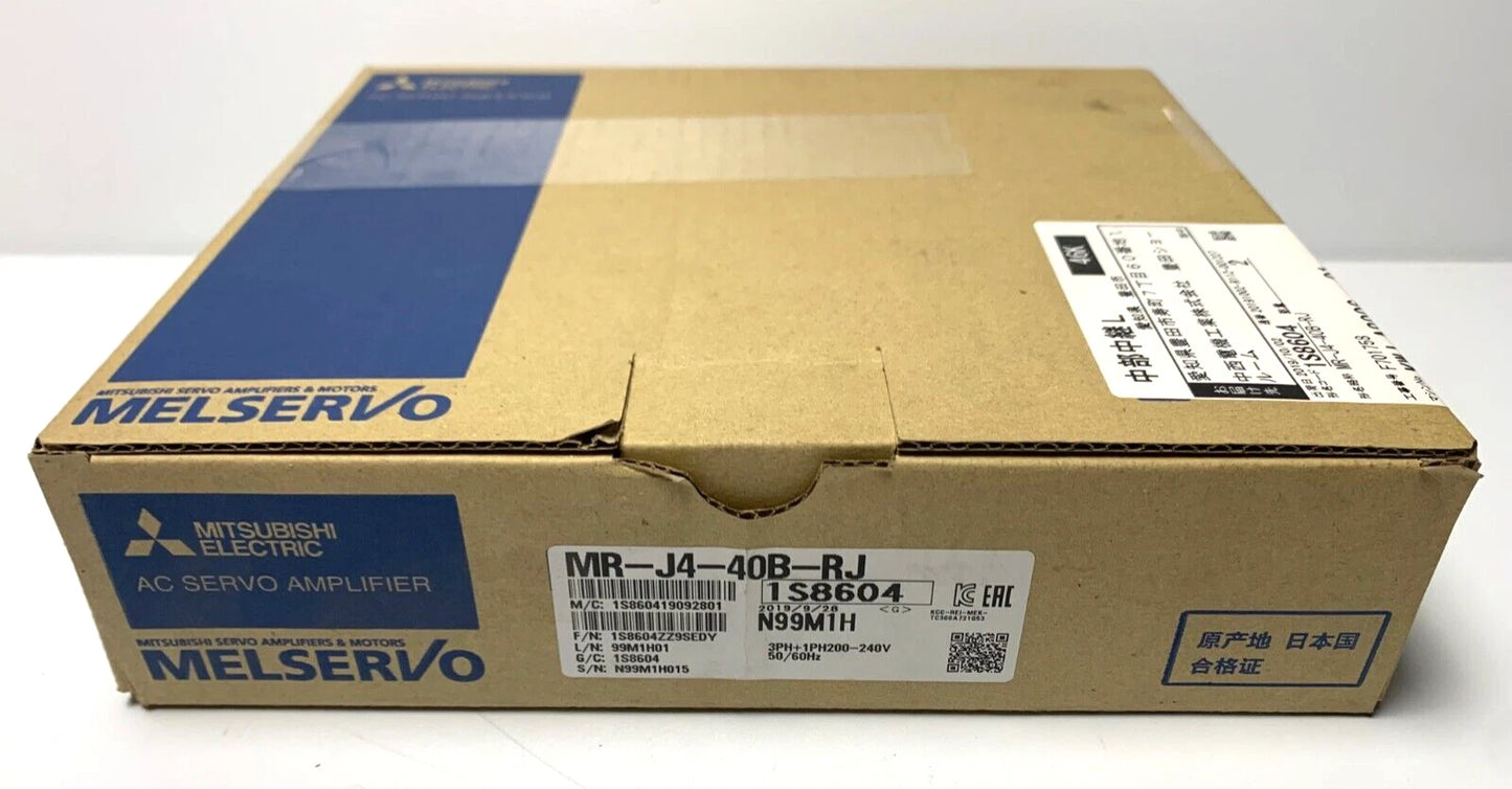 MR-J4-40B-RJ New Sealed Mitsubishi AC SERVO DRIVE MR-J4-40B-RJ
