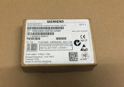 NEW SIEMENS 6SE6400-0AP00-0AB0 Operator Panel 6SE6400-0AP00-0AB0