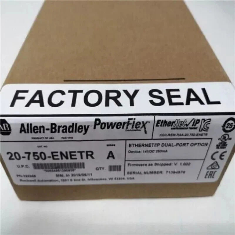 20-750-ENETR PowerFlex 750 2-P ENet/IP Module New Factory Sealed