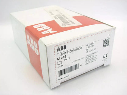 NEW ABB 1SBH143001R8131 24 VDC 4-POLE CONTACTOR RELAY NL31E 3-NO 1-NC