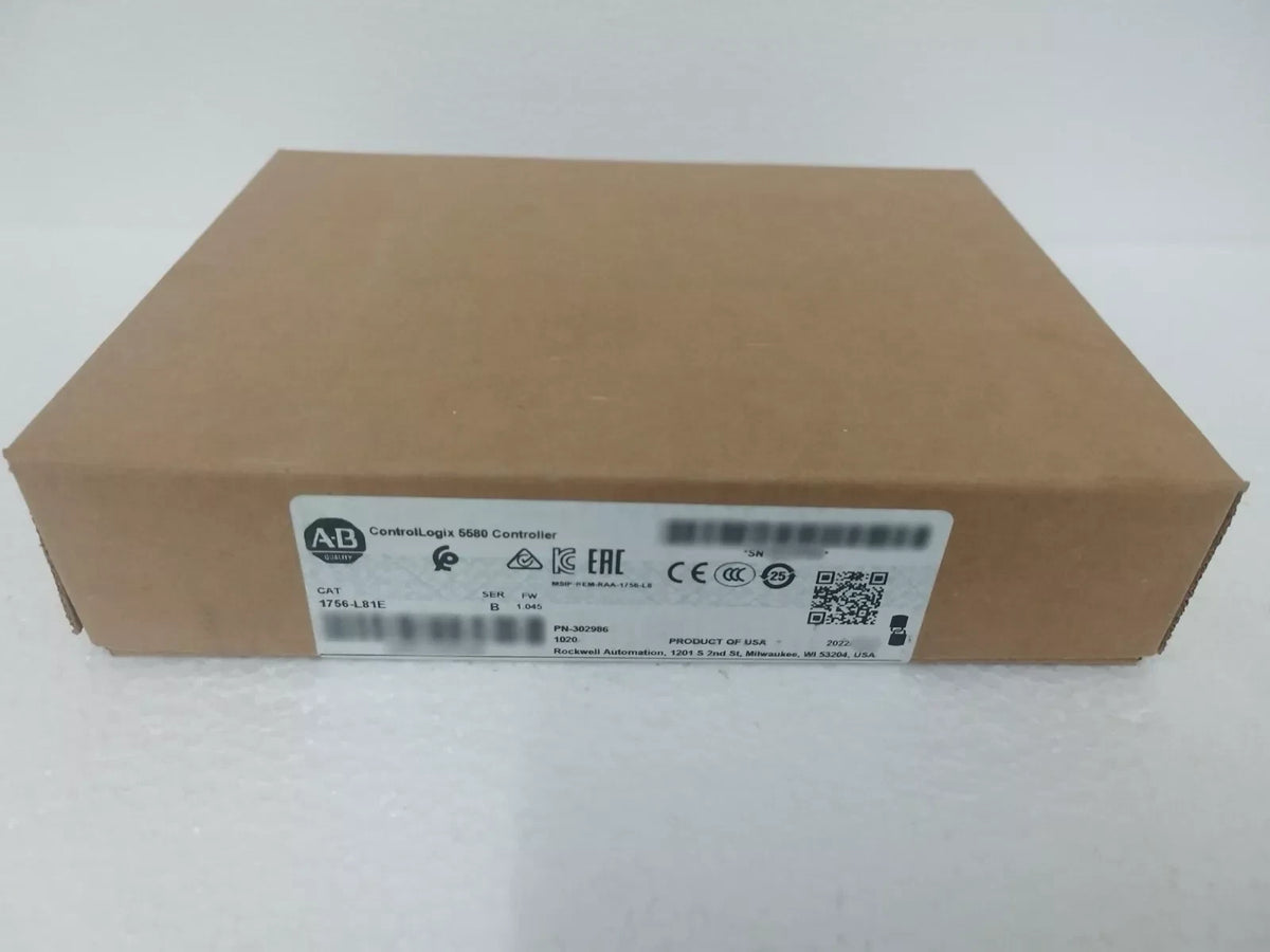 Allen Bradley 1756-L81E SER. B ControlLogix 5580 Controller