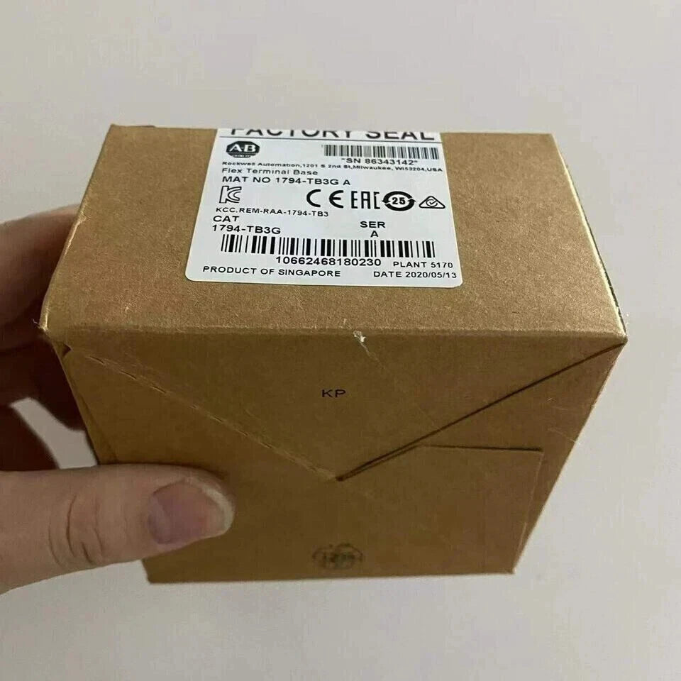 New Factory Sealed Allen-Bradley 1794-TB3G /A Flex Terminal Base Module 1794TB3G