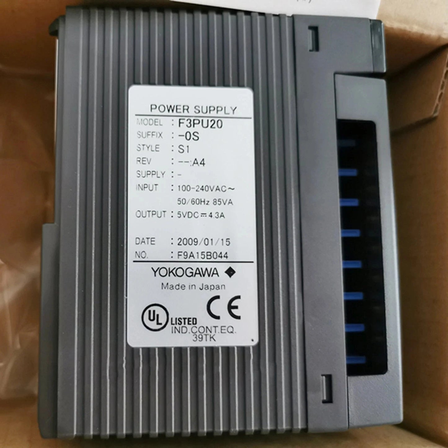 F3PU20-0S New For YOKOGAWA PLC module In Box Fast Shipping