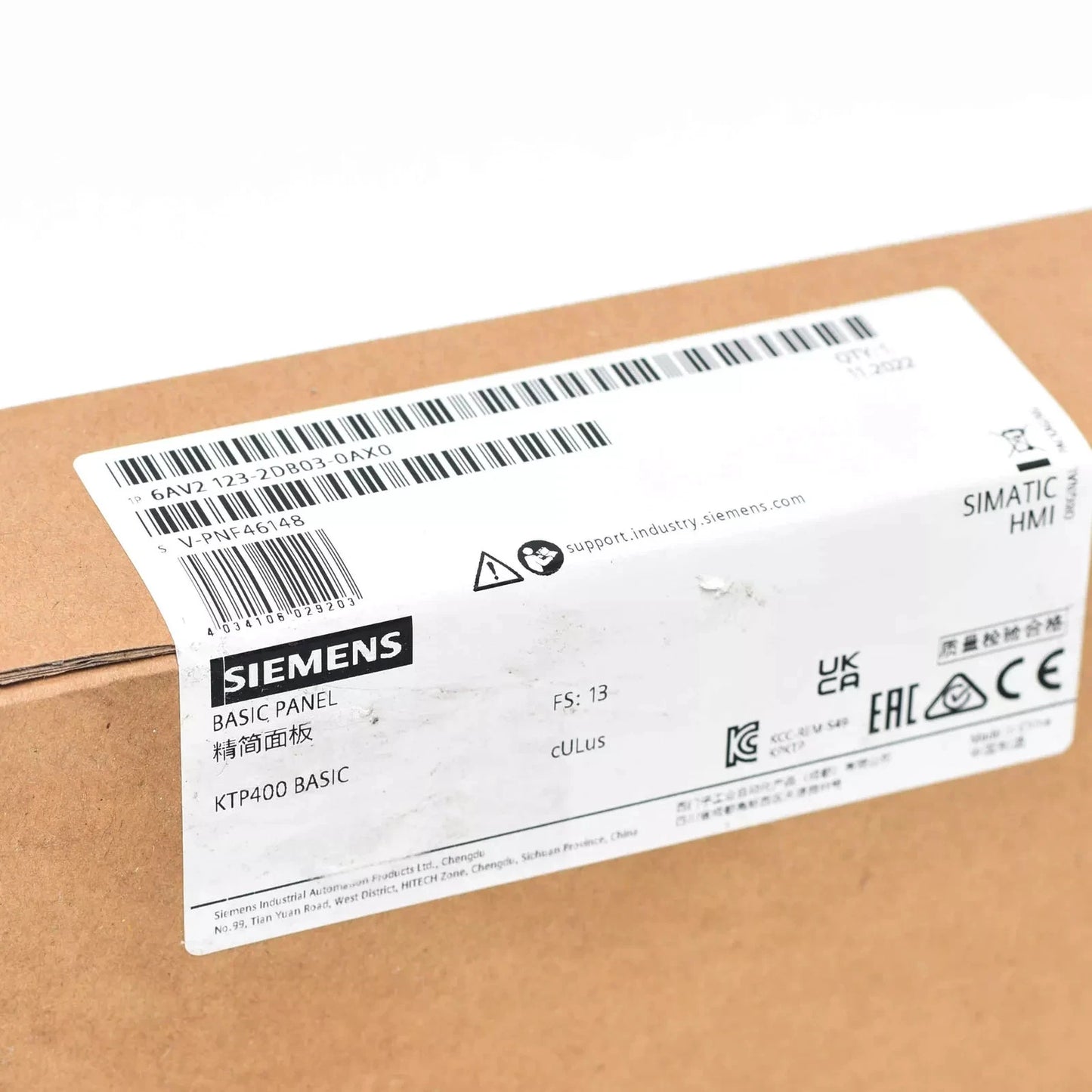 Siemens KTP400 Basic 6AV2123-2DB03-0AX0 6AV2 123-2DB03-0AX0 -New