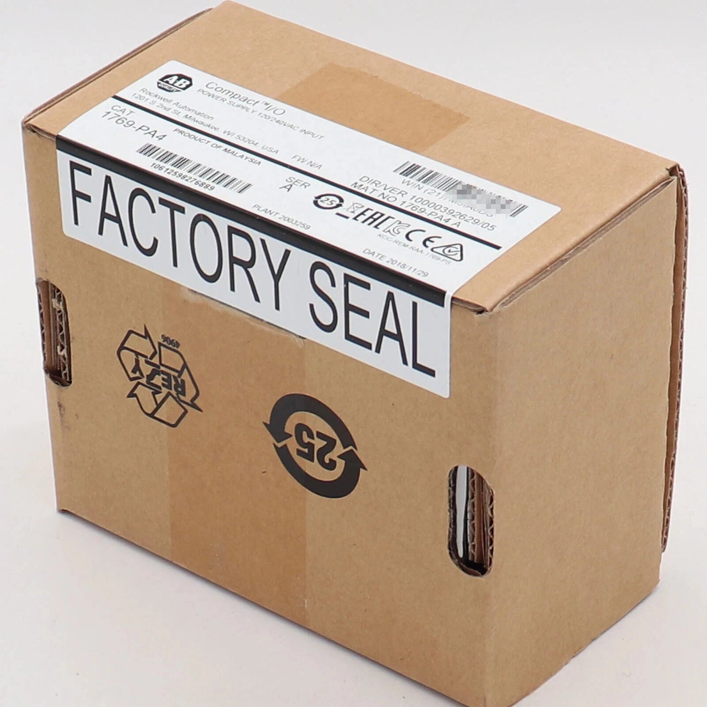 Allen-Bradley 1769-PA4 CompactLogix PLC Power Supply New