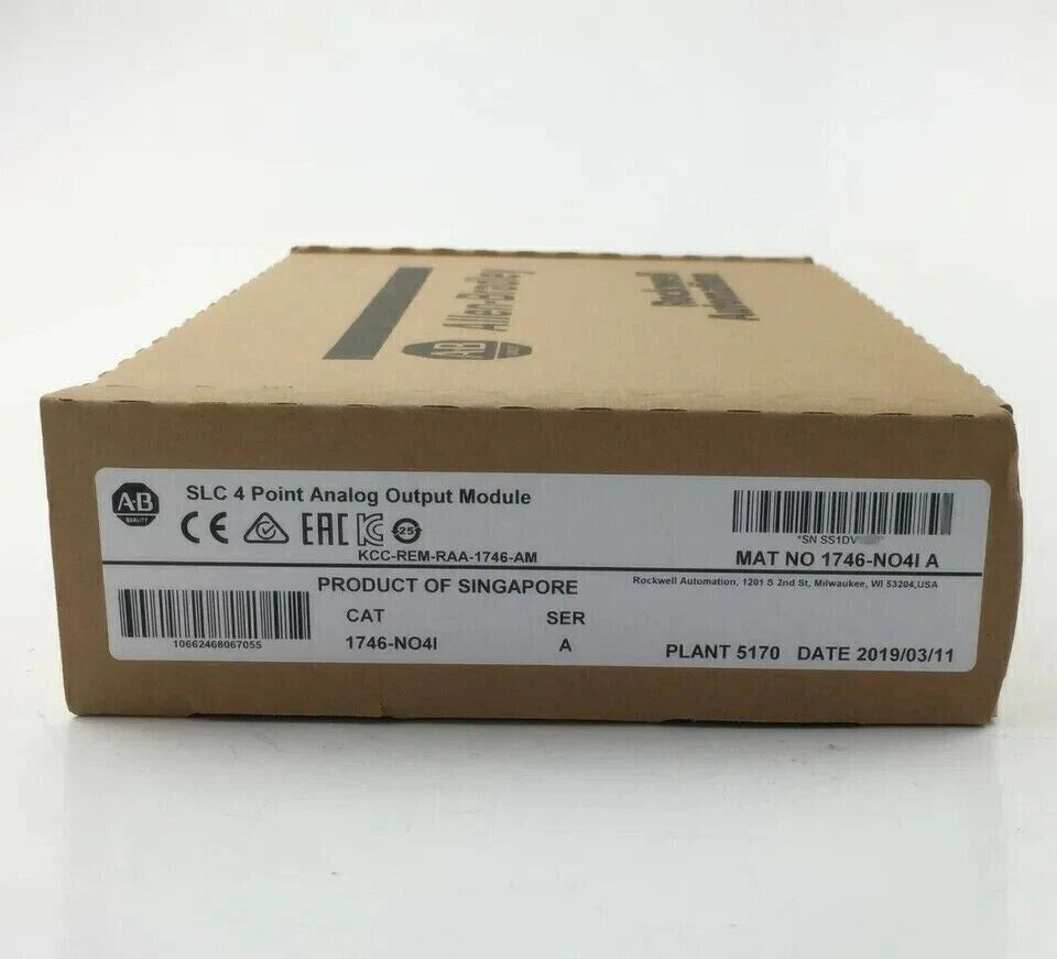 New Sealed Allen-Bradley 1746-NO4I AB 1746NO4I SLC 500 Analog Ouput Module AB