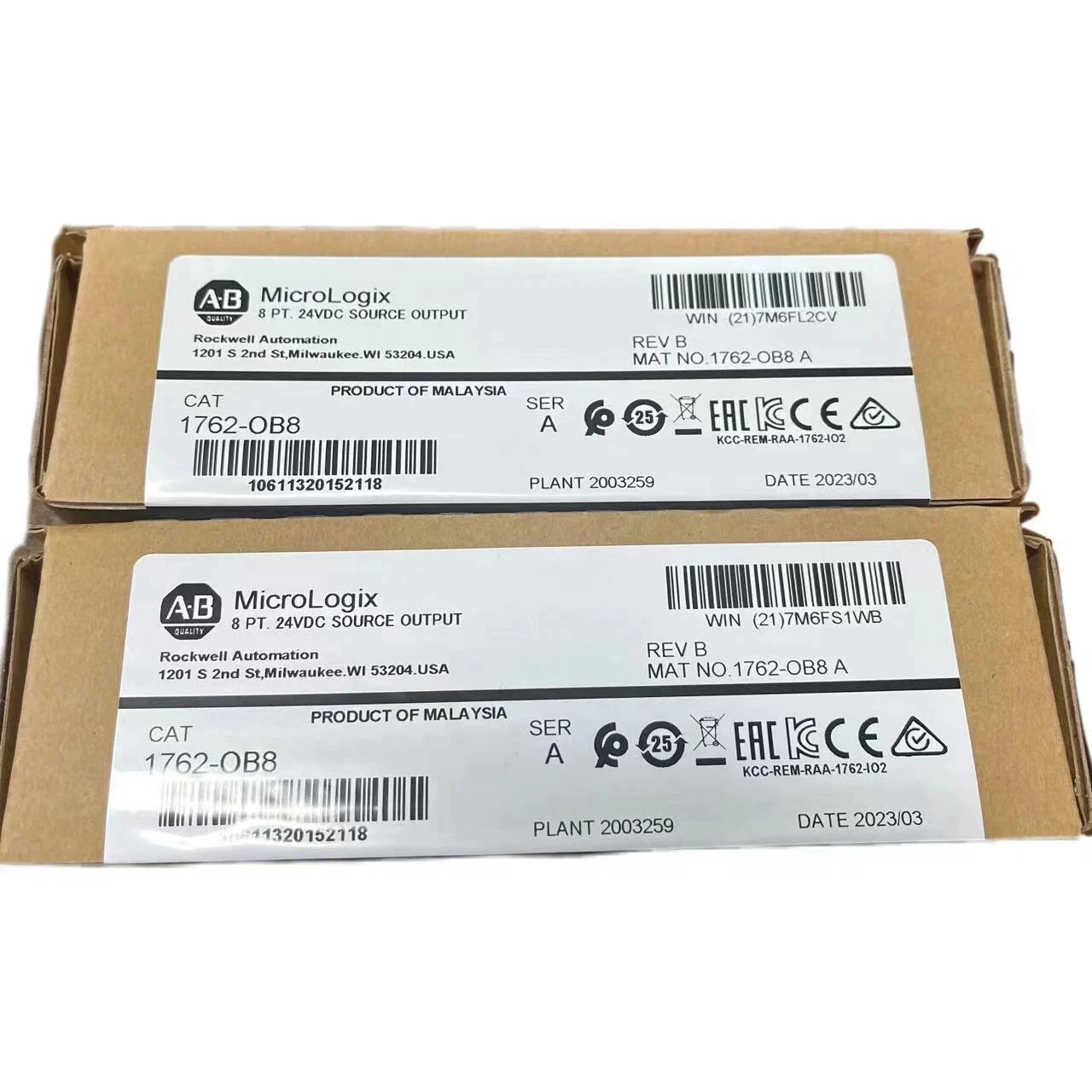 New Sealed Allen-Bradley 1762-OB8 PLC MicroLogix 8 Point Digital Output Module