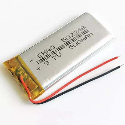 3.7V 500mAh Li-polymer Rechargeable Battery 502248 For MP3 DVD GPS PDA Camera