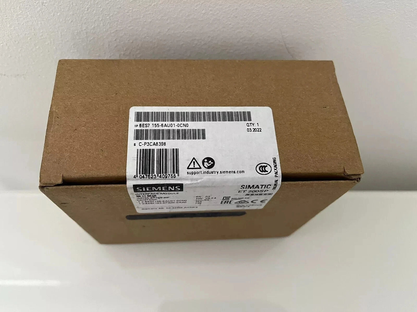 Siemens 6ES7 155-6AU01-0CN0, Interface Module, New-Sealed
