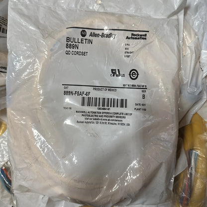US STOCK ALLEN-BRADLEY 889N-F5AF-6F Series B CORDSET