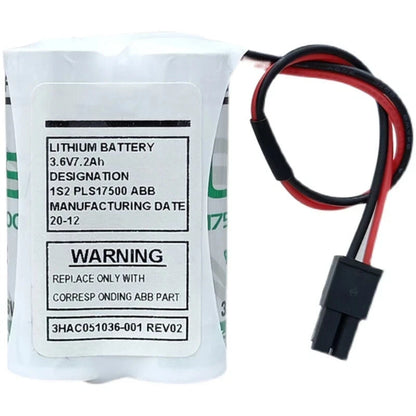 IRB120 Battery Power 3.6V 7200mAh 3HAC051036-001 for ABB Robot IRB120 Brand NEW