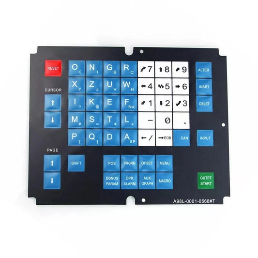 1PC New FANUC A98L-0001-0568#T Membrane Keypad Keysheet Free Shipping
