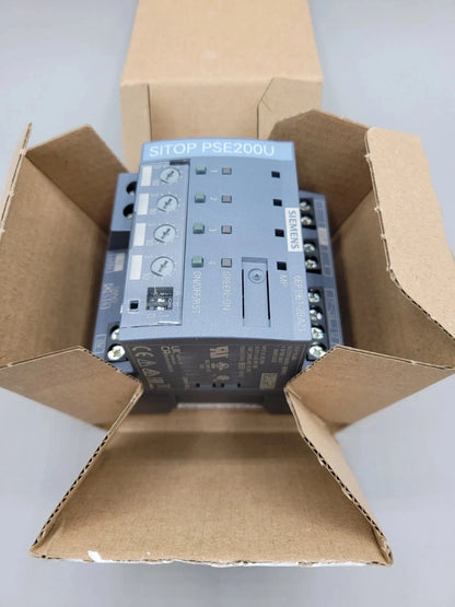 New Siemens 6EP1961-2BA21 SITOP PSE200U Selectivity Module 4 Channel DIN Mount